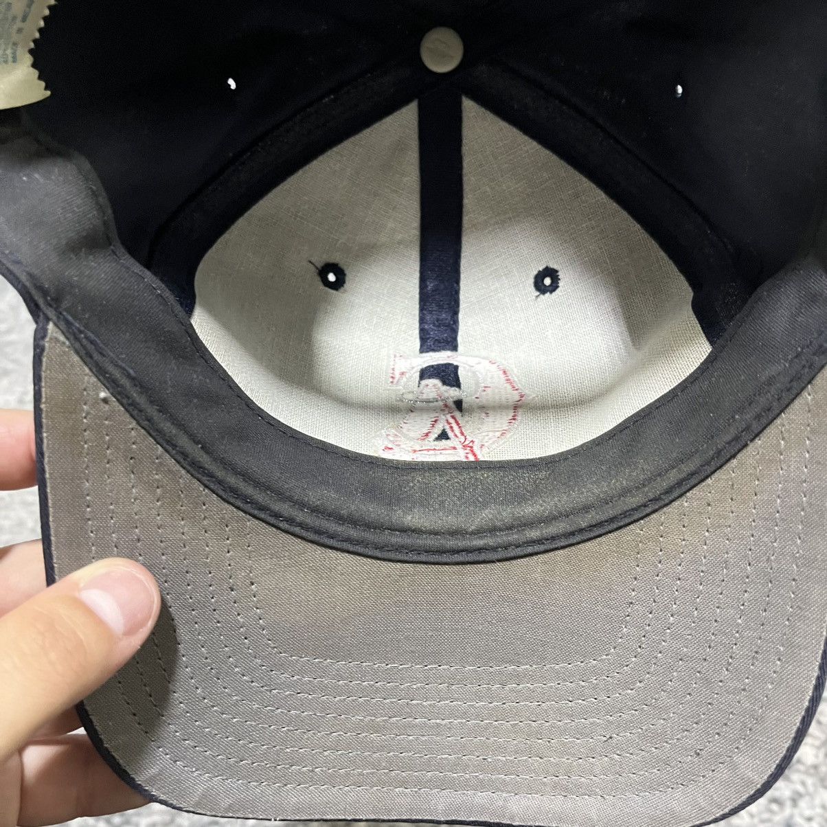 MLB Vintage 90s California Angles MLB Black Snapback Hat Size ONE SIZE - 7 Thumbnail