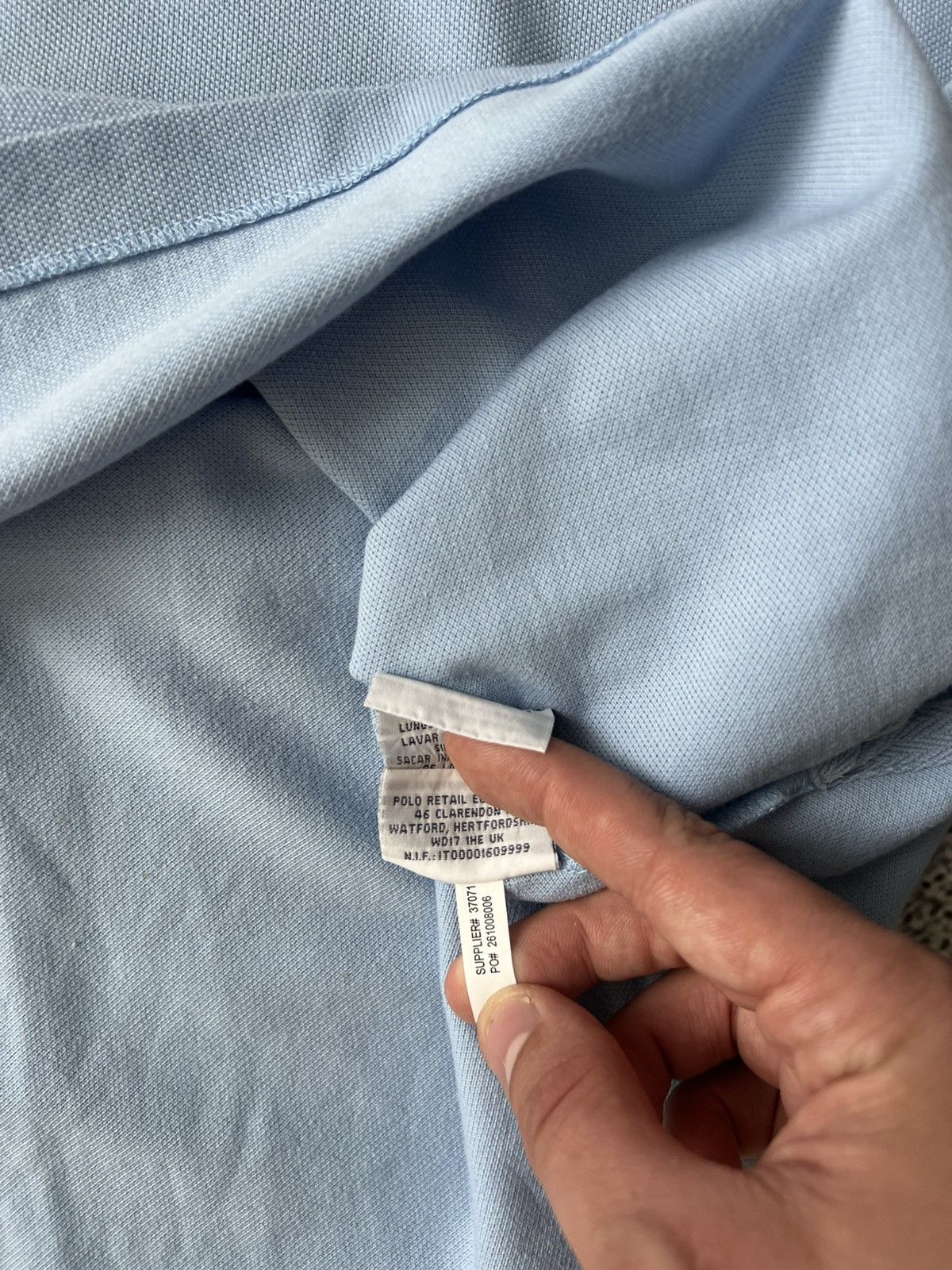 Polo Ralph Lauren 🐎🐎 Y2K Ralph Lauren Vintage Polo Shirt Blue L Size US XXL / EU 58 / 5 - 11 Thumbnail