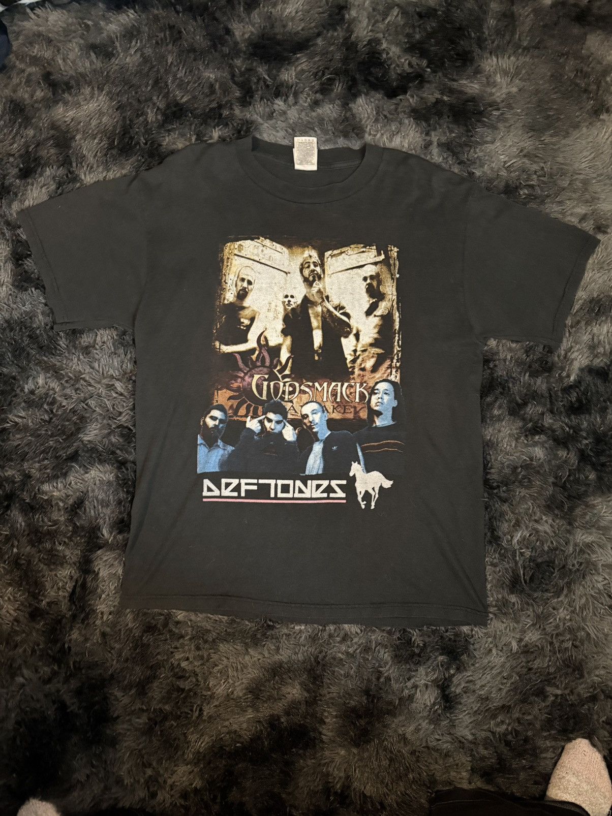 Band Tees Vintage Deftones Godsmack 2001 tour shirt Size US L / EU 52-54 / 3 - 1 Thumbnail