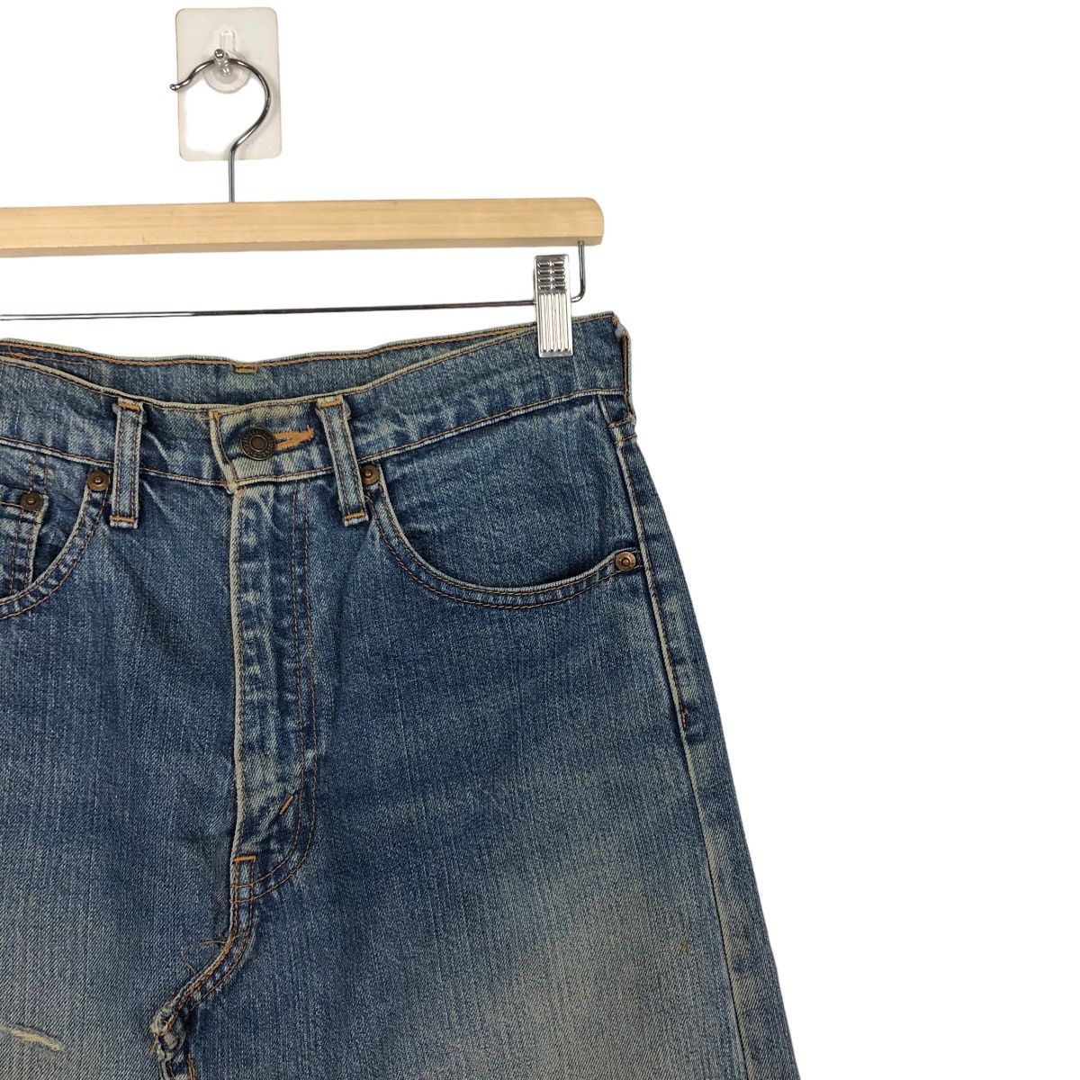 Levi's 🔥Rare Custom Design Skirt Levi’s Cartoon Network Design Size 29" - 6 Thumbnail