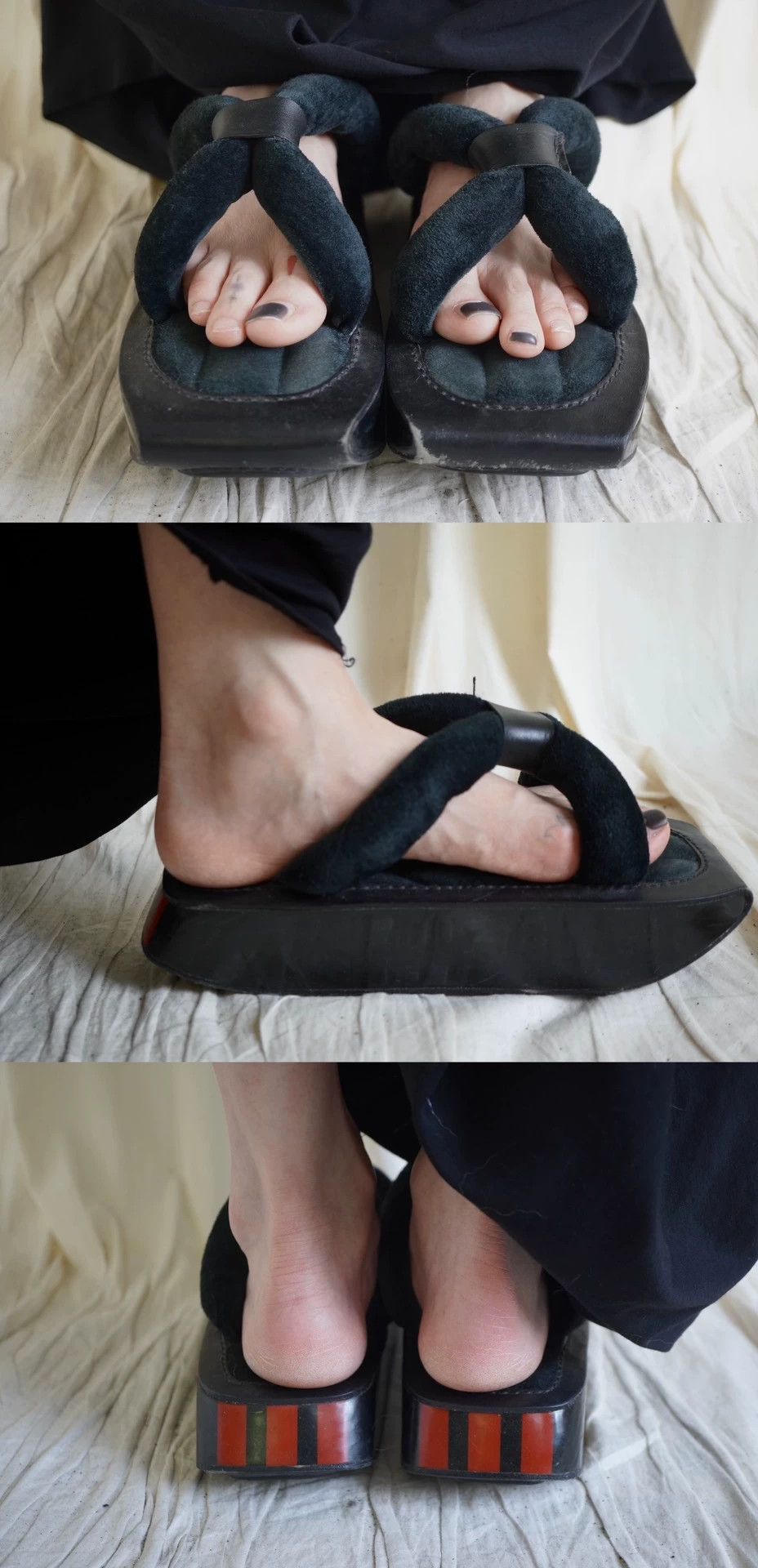 Yohji Yamamoto YohjiYamamoto x Adidas 2004SS Ninja Geta ThickSole 37 Size US 6.5 / IT 36.5 - 7 Thumbnail