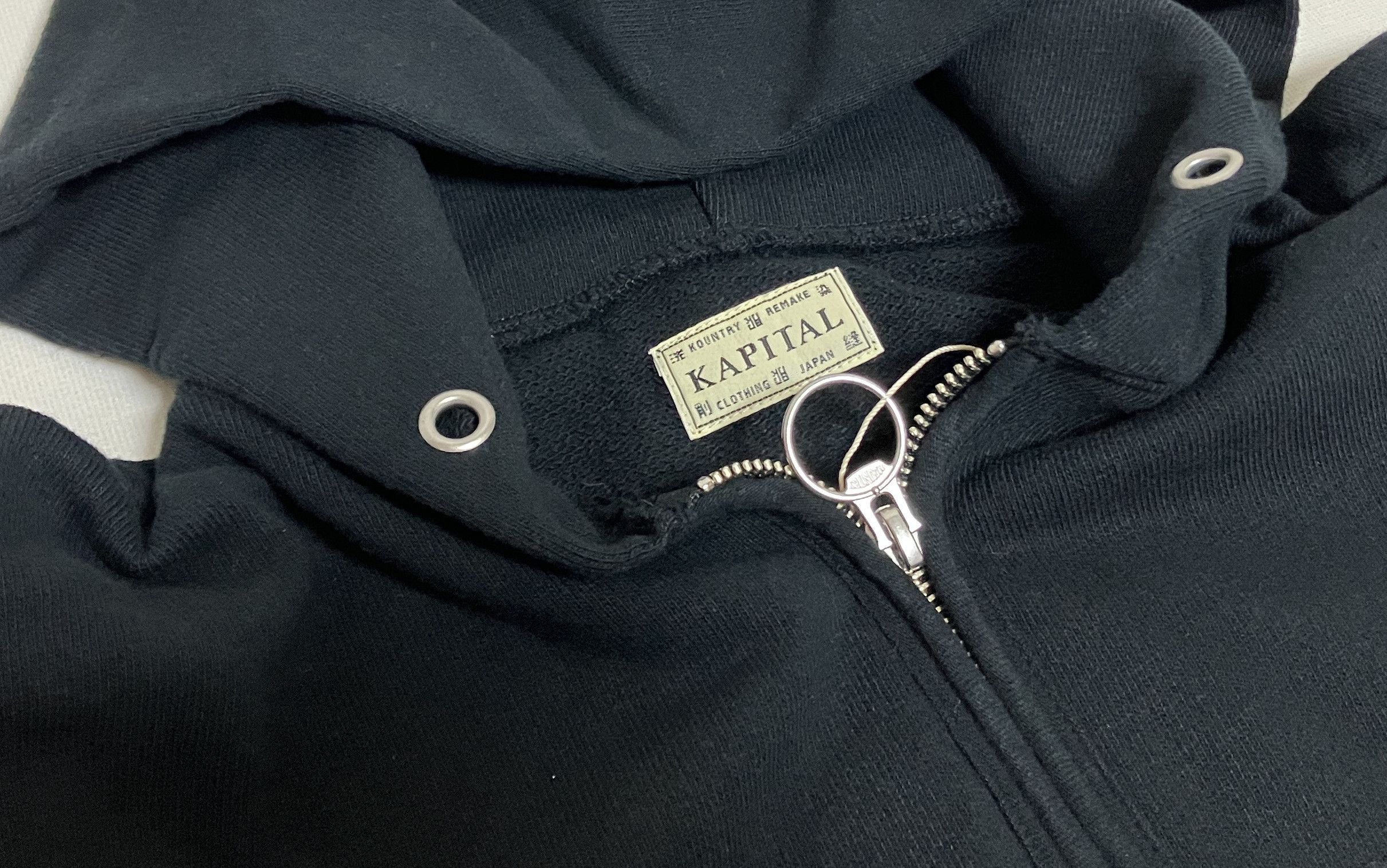 Kapital KAPITAL GYM Hoodie PECKISH RAINBOWY black full zip new Size US M / EU 48-50 / 2 - 9 Thumbnail