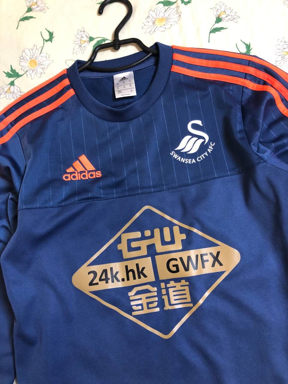 Adidas Adidas Swansea City 2015 training football jacket sweatshirt Size US XS / EU 42 / 0 - 6 Thumbnail
