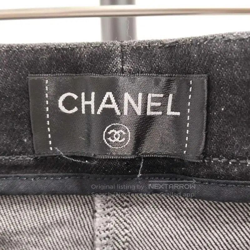 Chanel Chanel Black Cotton Women's Jeans . Size 28" / US 6 / IT 42 - 3 Thumbnail