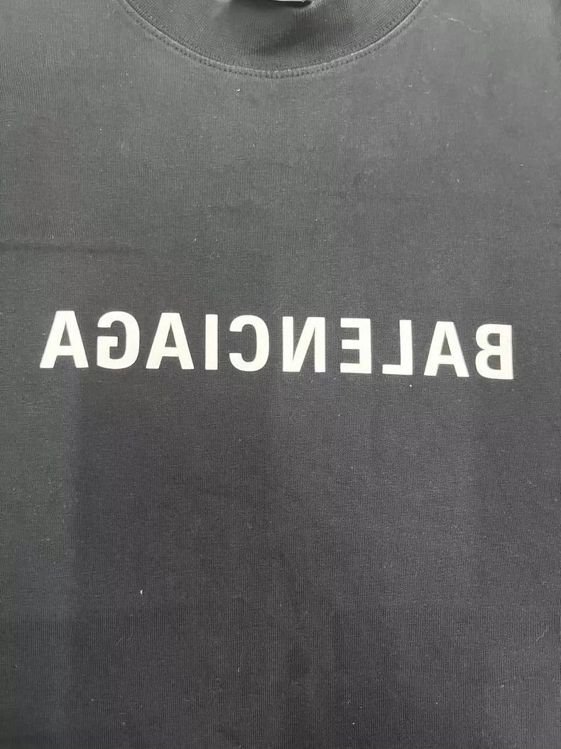 Balenciaga Logo monogrammed crewneck short sleeve T-shirt