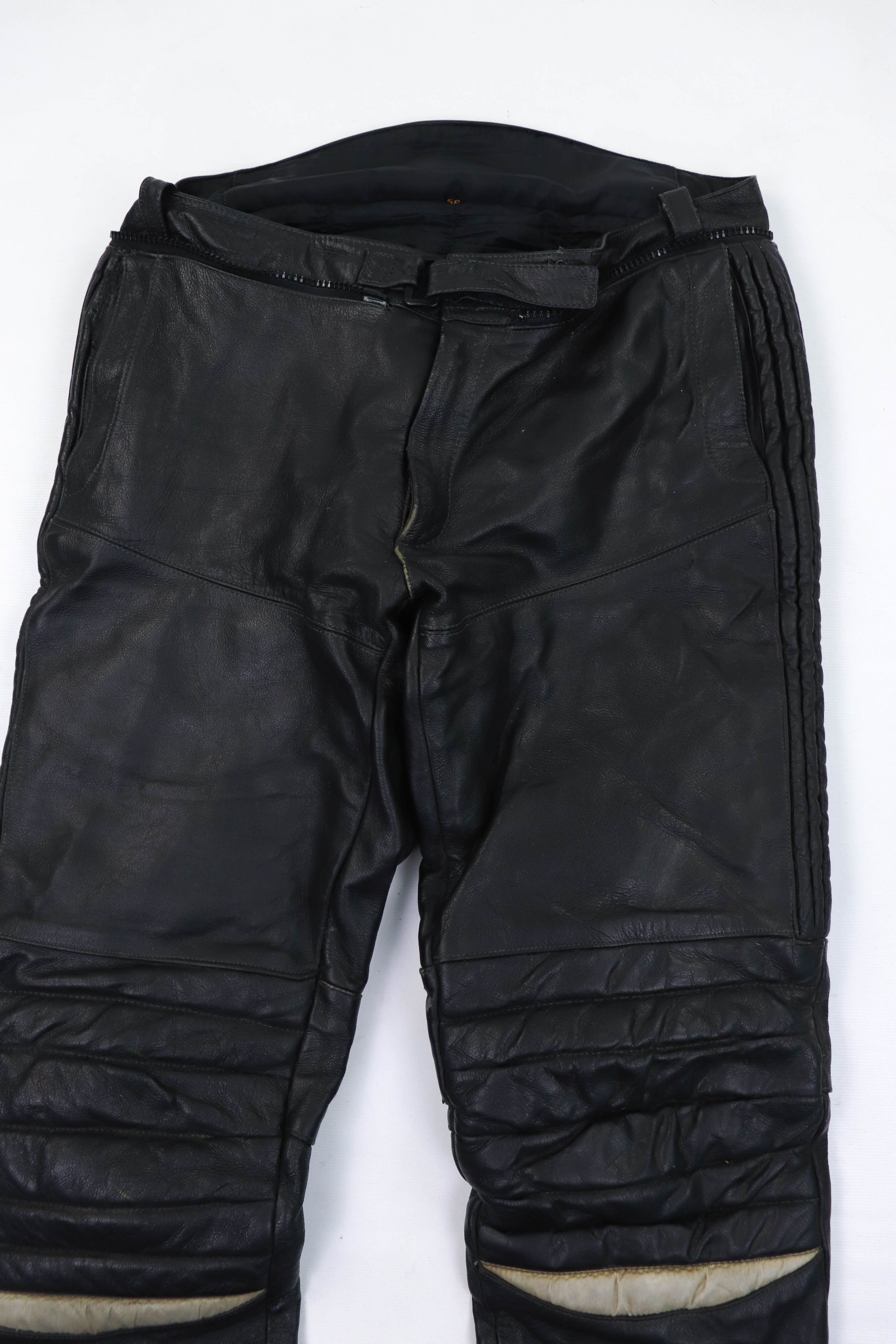 Hein Gericke 00s Vintage TAKAI Leathers Hein Gericke Leather Biker Pants Size US 38 / EU 54 - 4 Thumbnail