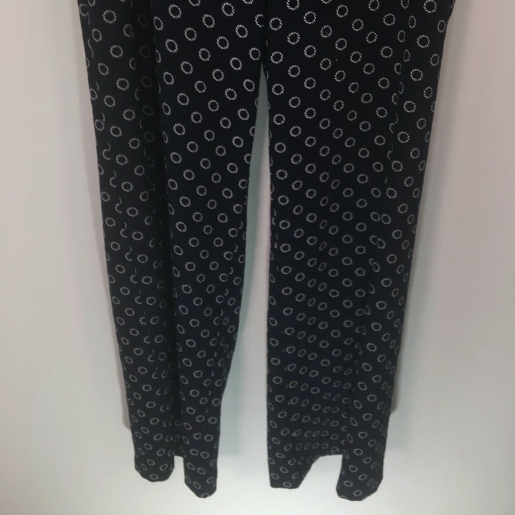 Talbots Talbots Womens Career Stretch Life Savers Print Indigo Blue Slacks Pants 14 Size 36" / US 14 / IT 50 - 4 Thumbnail