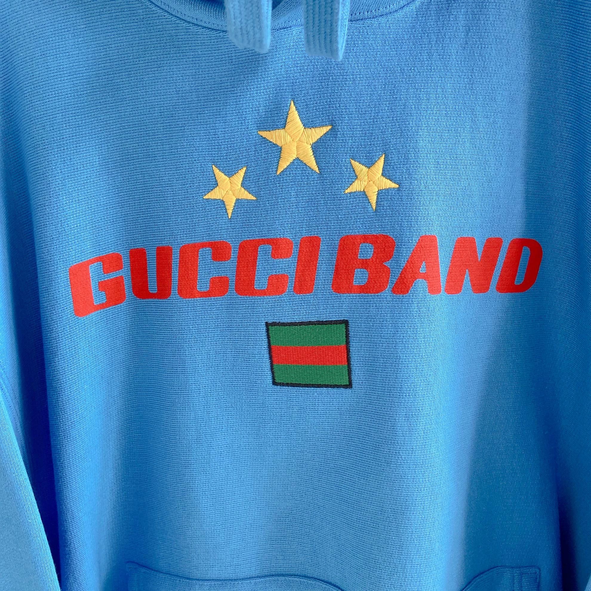 Gucci Gucci Blue Hoodie M with Tags Size US M / EU 48-50 / 2 - 6 Thumbnail
