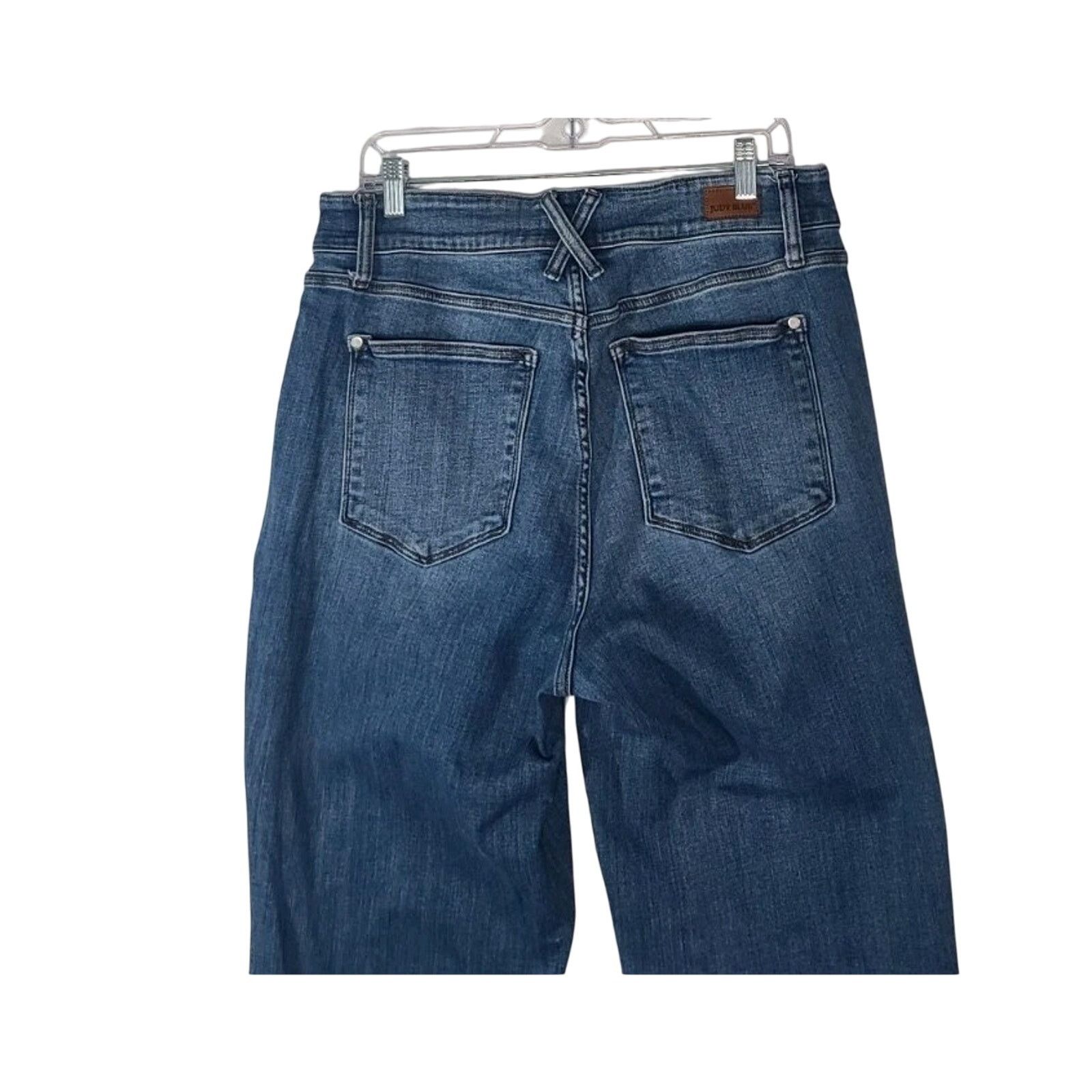 Judy Blue Judy Blue Double Button High Rise Wide Leg Jeans 16W X 30 Size 34" / US 12 / IT 48 - 8 Thumbnail