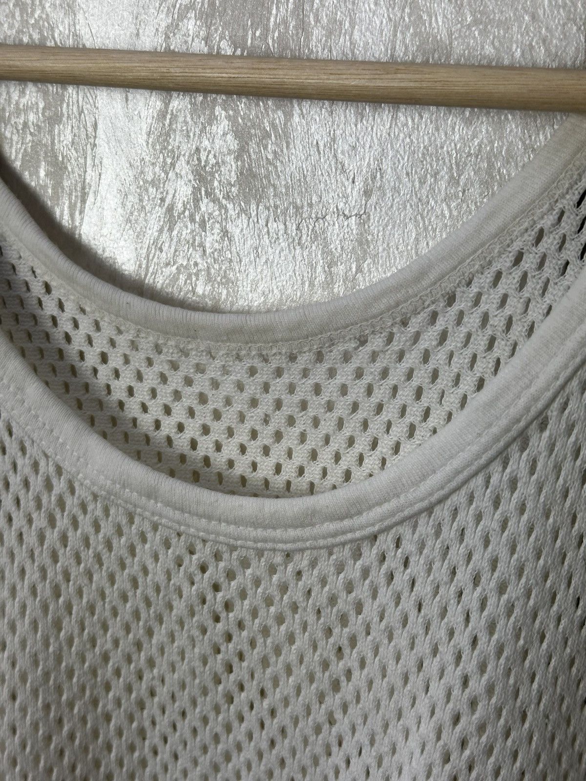 Other Vintage Tank Top Mesh Basic White 90s Size US M / EU 48-50 / 2 - 6 Thumbnail