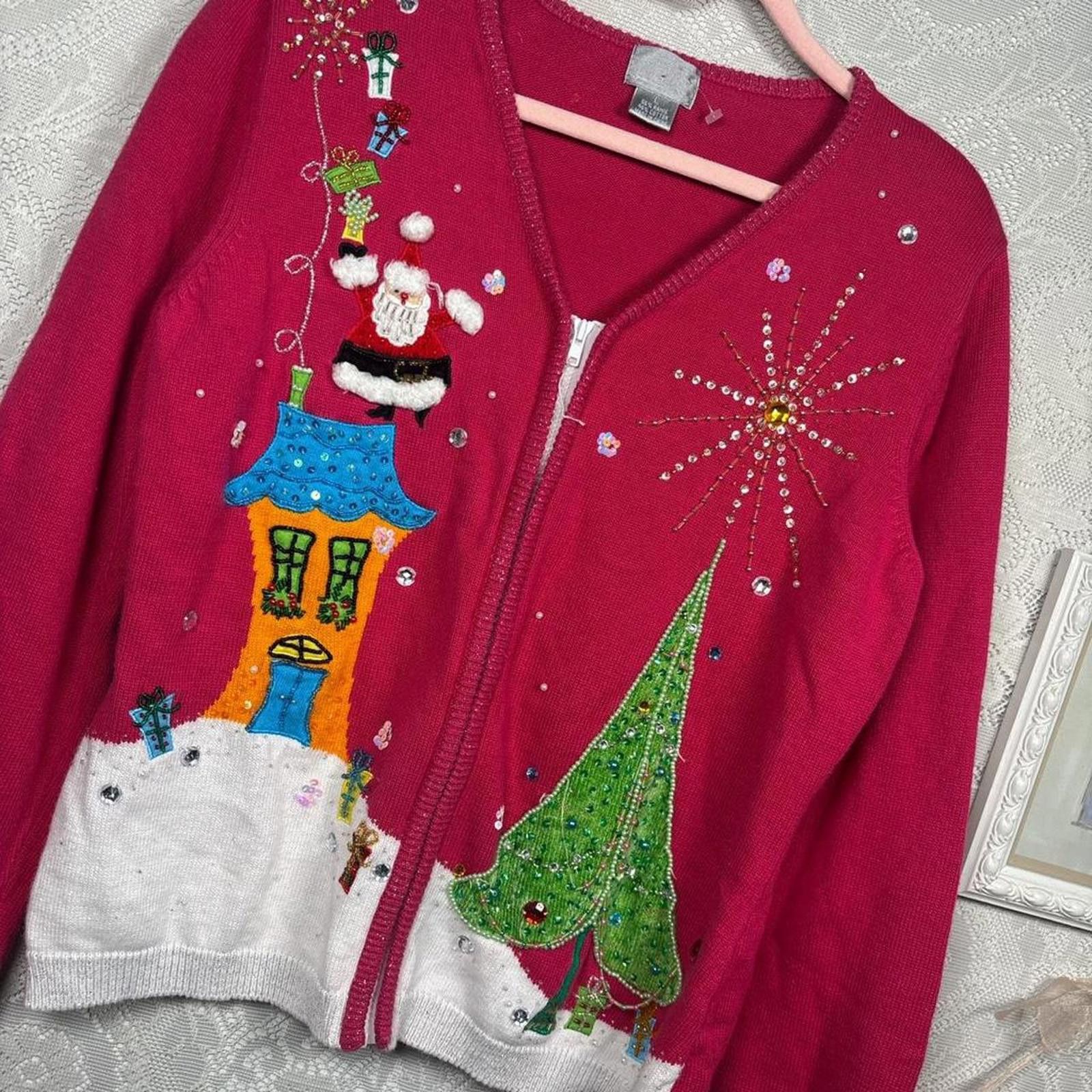 Other Women's Pink and Multi Jumper Size L / US 10 / IT 46 - 2 Thumbnail