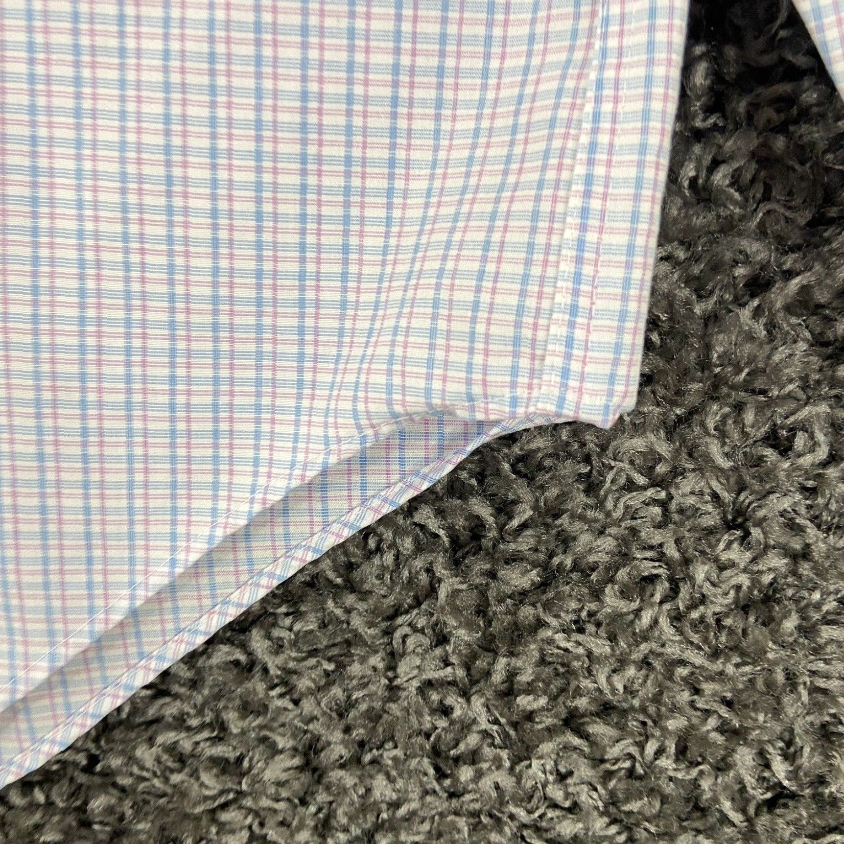 Calvin Klein CALVIN KLEIN Long Sleeve Shirt 15.5 34/35 Blue Pink Plaid Mens Size US M / EU 48-50 / 2 - 2 Thumbnail