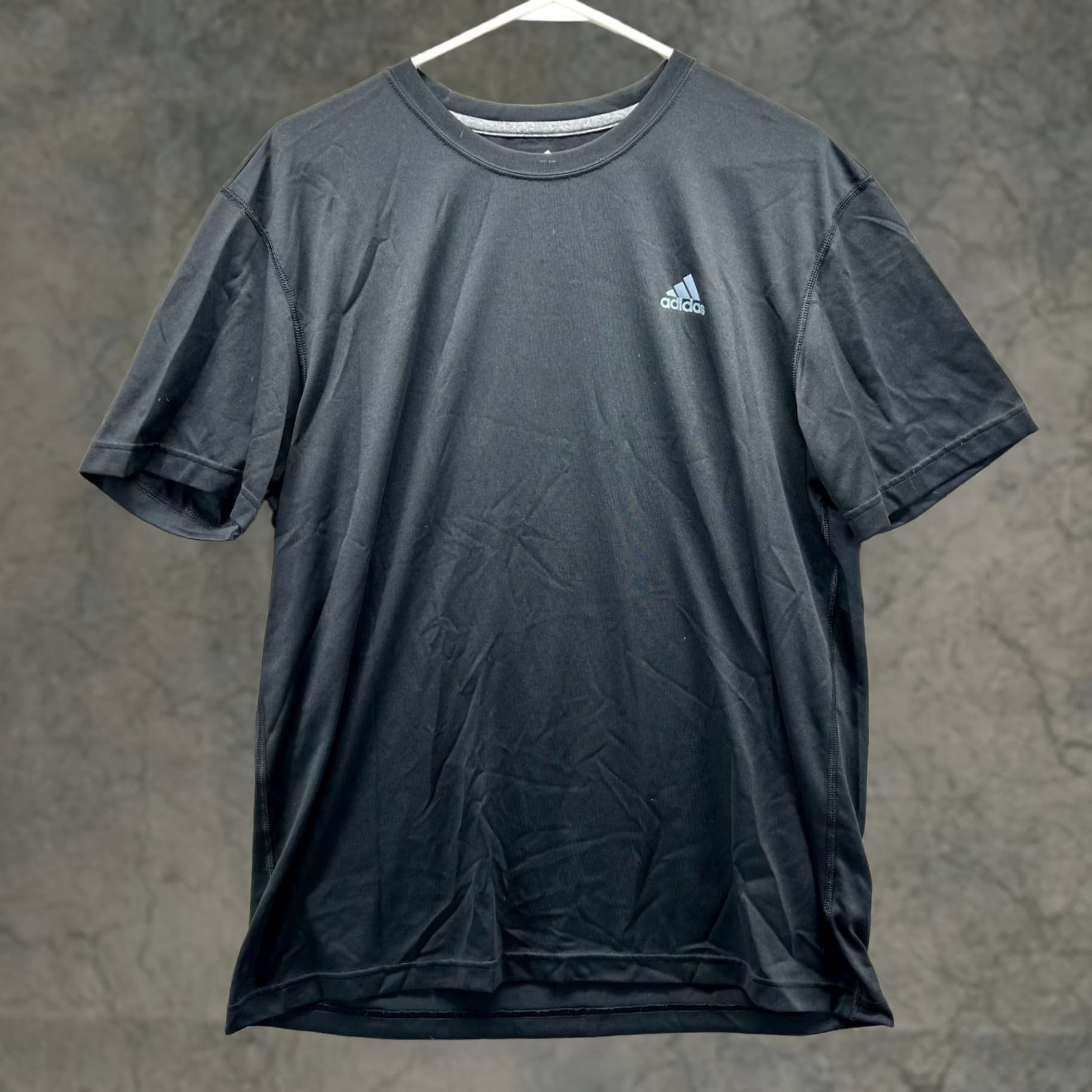 Adidas Adidas Jersey Shirt Mens XL Black Athletic Climalite Soccer Vintage Trefoil Shirt Size US XL / EU 56 / 4 - 1 Thumbnail