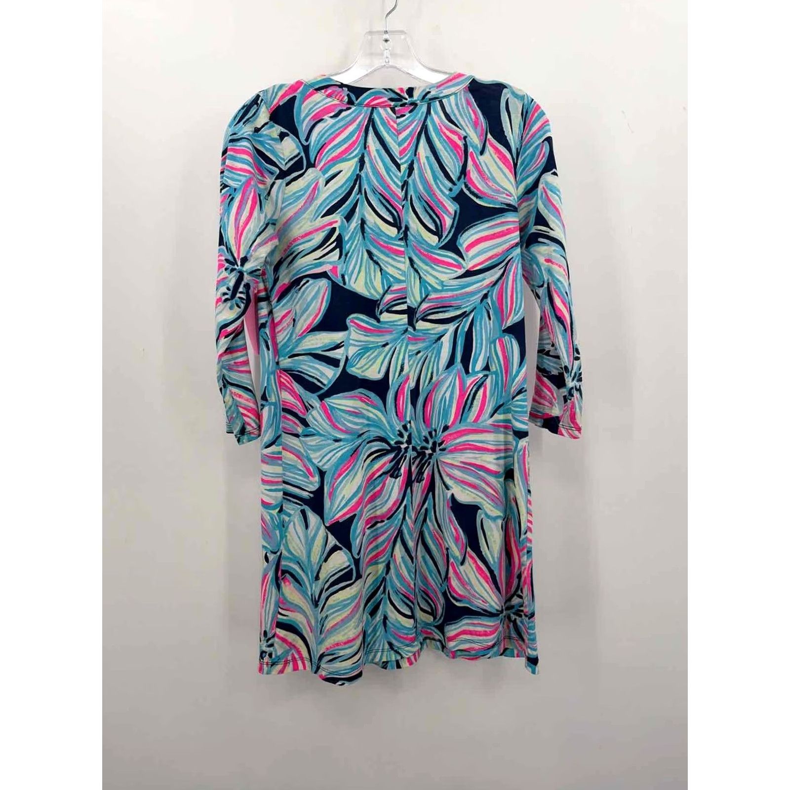 Lilly Pulitzer Lilly Pulitzer Blue XS Short Long Sleeve Dress Size XS / US 0-2 / IT 36-38 - 2 Thumbnail