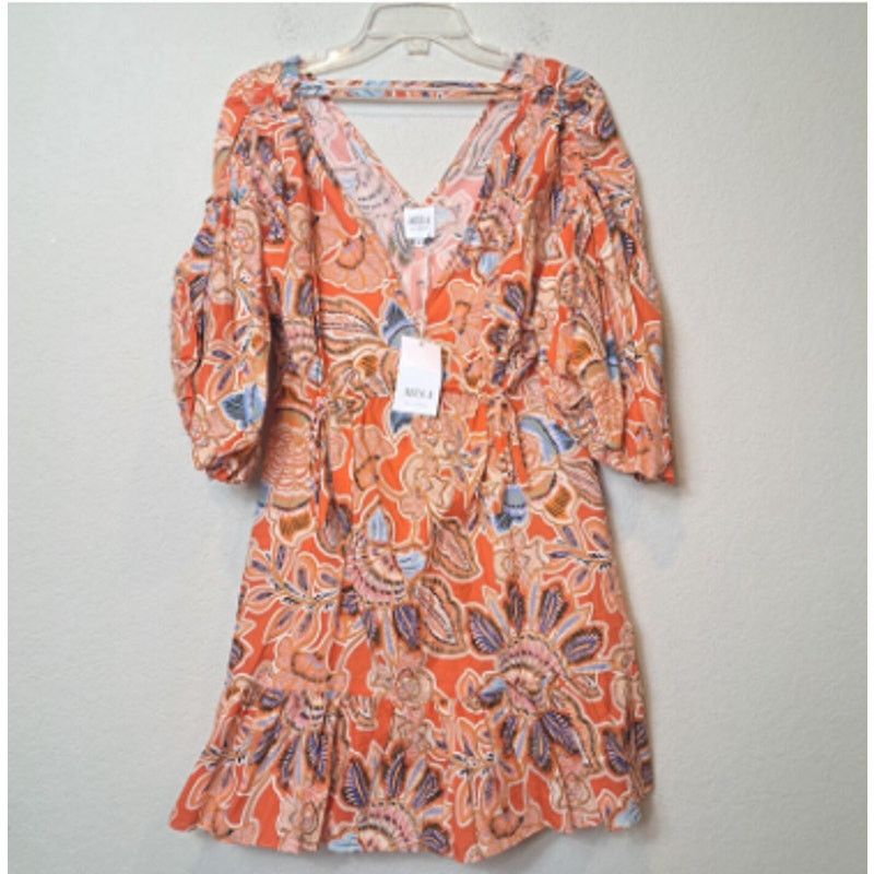 MISA Los Angeles MISA Los Angeles Sari Floral Poplin Mini Dress Size M New Size M / US 6-8 / IT 42-44 - 2 Thumbnail