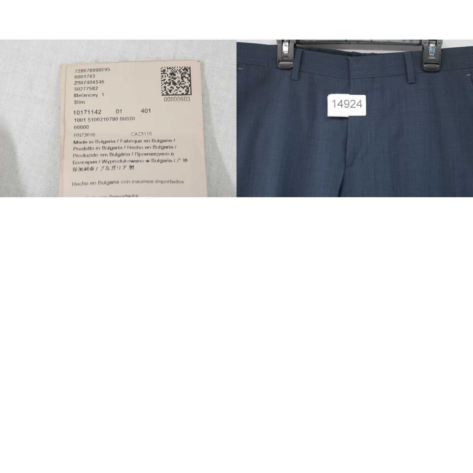 Hugo Boss Hugo Boss Dress Pants Men 36 Slim Gray Office Wear Preppy Size US 36 / EU 52 - 8 Thumbnail