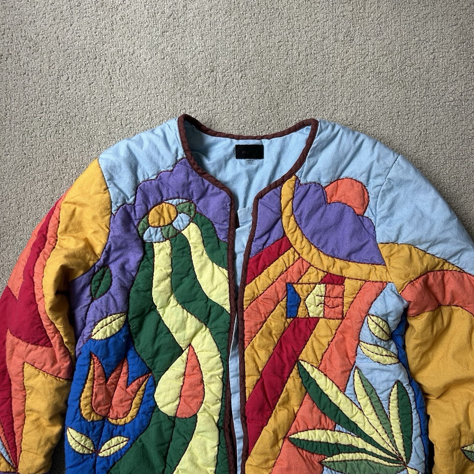 MOTHER MOTHER Women’s Jacket On The Fringe Quilted Coat 70s Colorfu Size S / US 4 / IT 40 - 7 Thumbnail