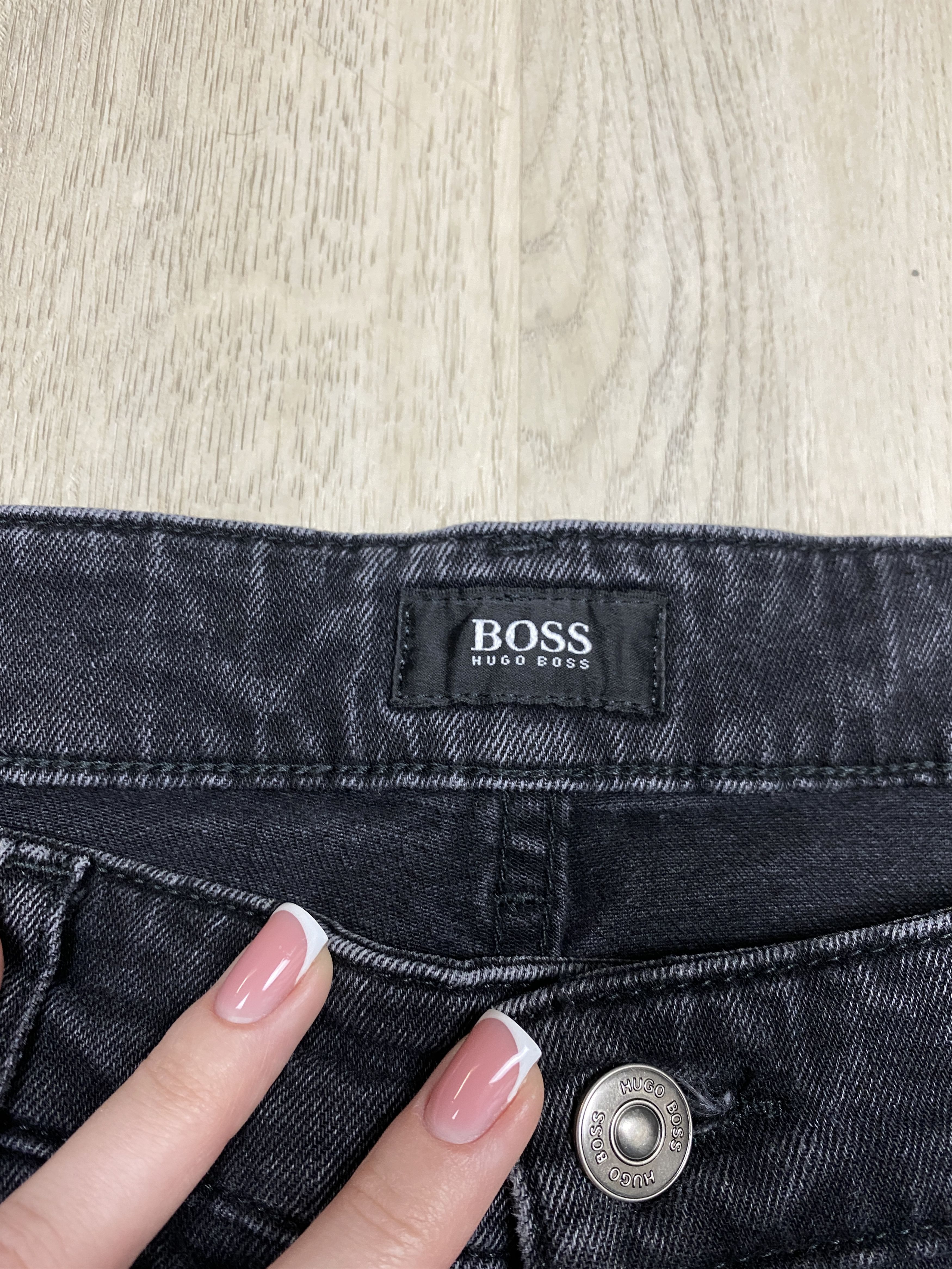 Hugo Boss Hugo Boss Mens Grey Denim Pants Size US 34 / EU 50 - 4 Thumbnail