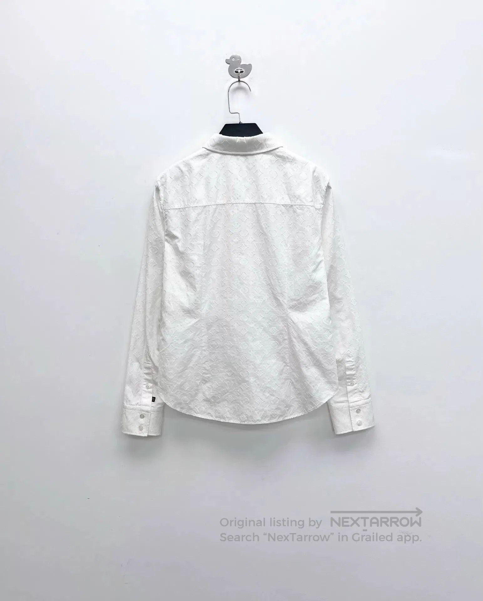 Louis Vuitton Louis Vuitton New White Monogram Shirt. Size S / US 4 / IT 40 - 2 Thumbnail