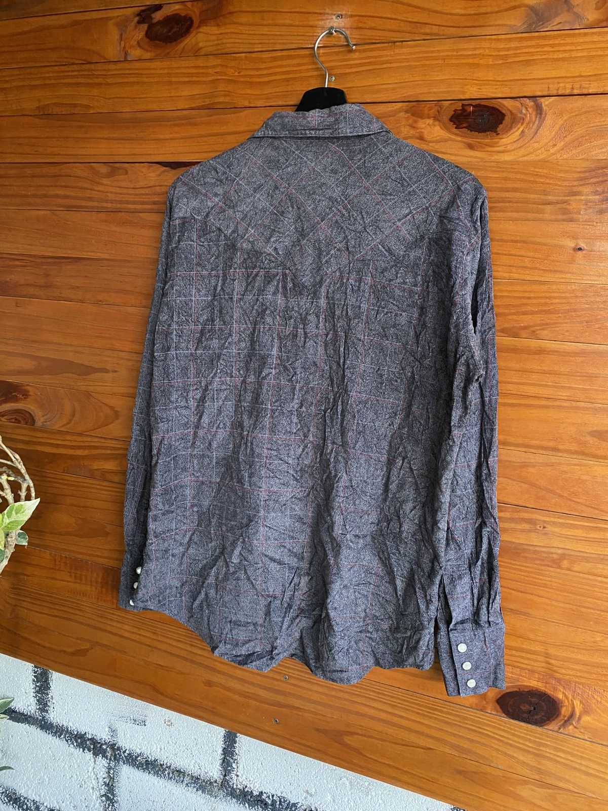 Japanese Brand Vintage MPS Japanese Cotton Check Shirt Plaid Button-Up Size US M / EU 48-50 / 2 - 10 Thumbnail