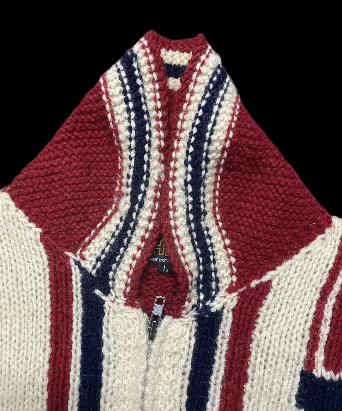 Playboy Vintage Playboy RHD Knitwear Sweater Big Logo Size US L / EU 52-54 / 3 - 7 Thumbnail