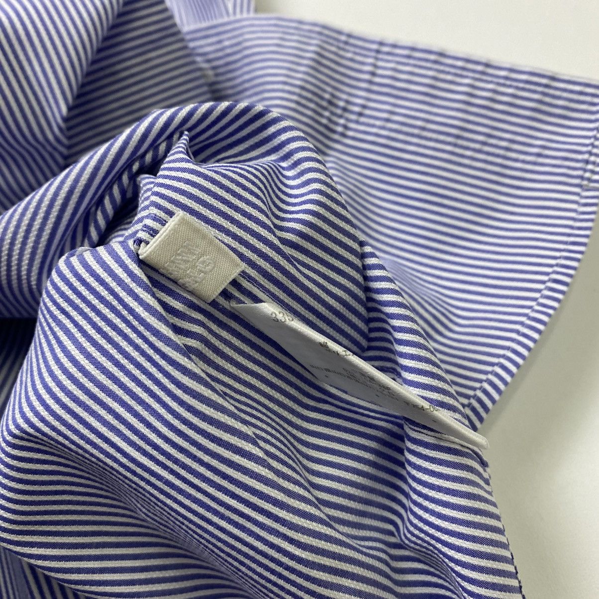 Designer × Uniqlo Vintage Uniqlo Striped button shirt short sleeve Size US M / EU 48-50 / 2 - 7 Thumbnail