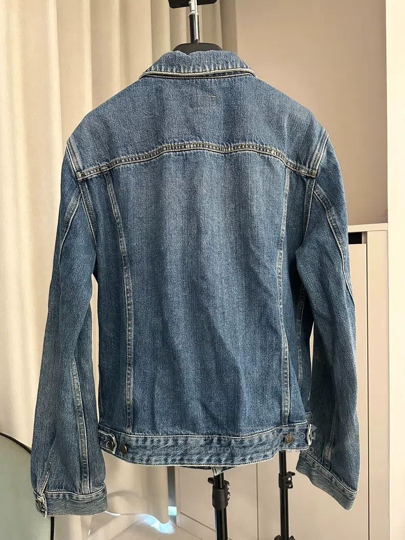 Saint Laurent Paris Saint Laurent Paris Washed Basic Blue Denim Jacket Size US XL / EU 56 / 4 - 3 Thumbnail