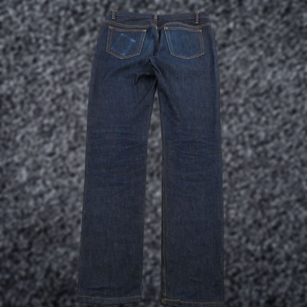 Denime APC Jeans Mens 31 Petit Standard Dark Raw Indigo Denim Blue Slim 32x32 5-Pocket Jeans Womens? Size US 31 - 1 Thumbnail