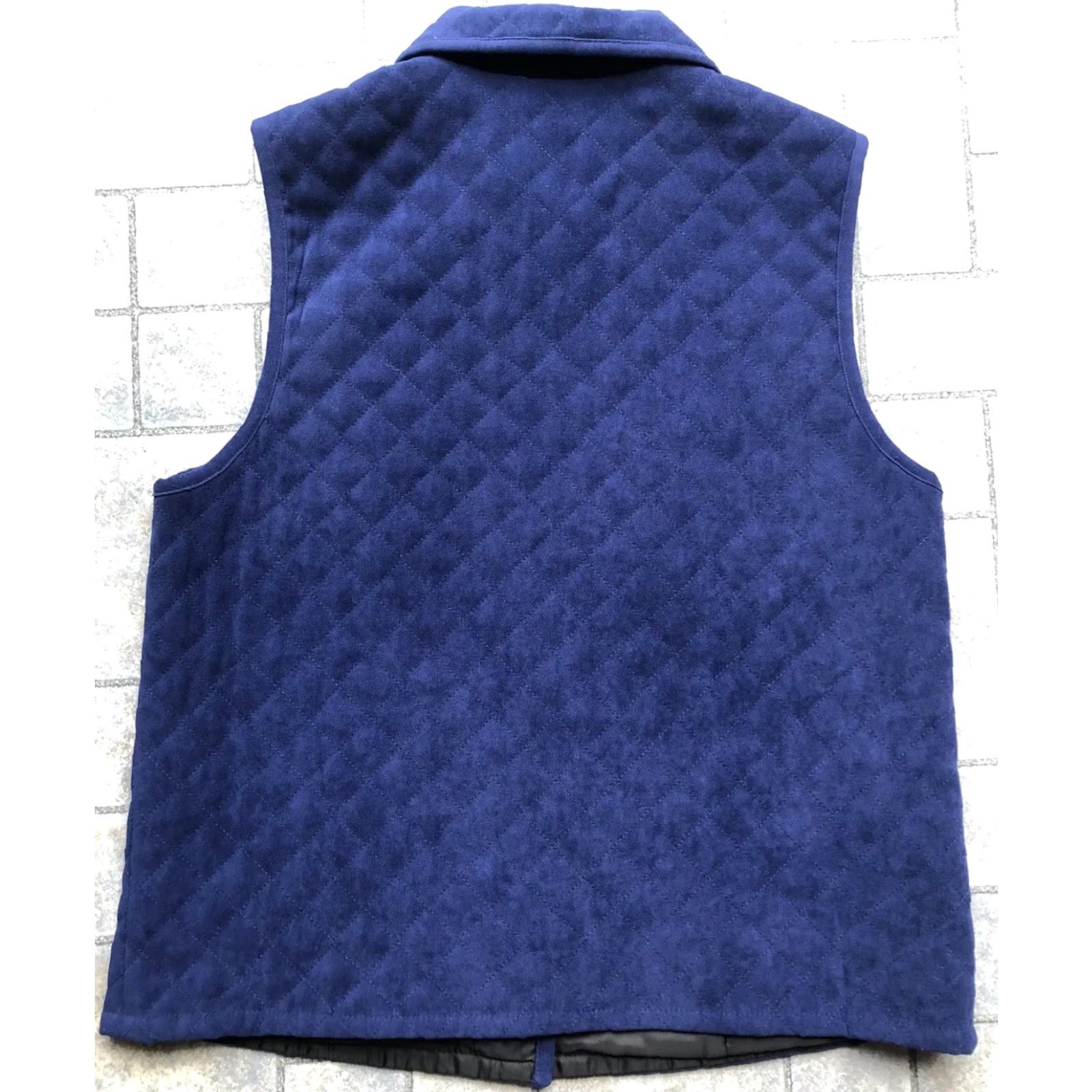Talbots Talbots Vest Women’s Blue Button Up Quilted S Stretch Outdoor Travel Polyester Button Up Vest S (adjust to maintain words) Size S / US 4 / IT 40 - 2 Thumbnail