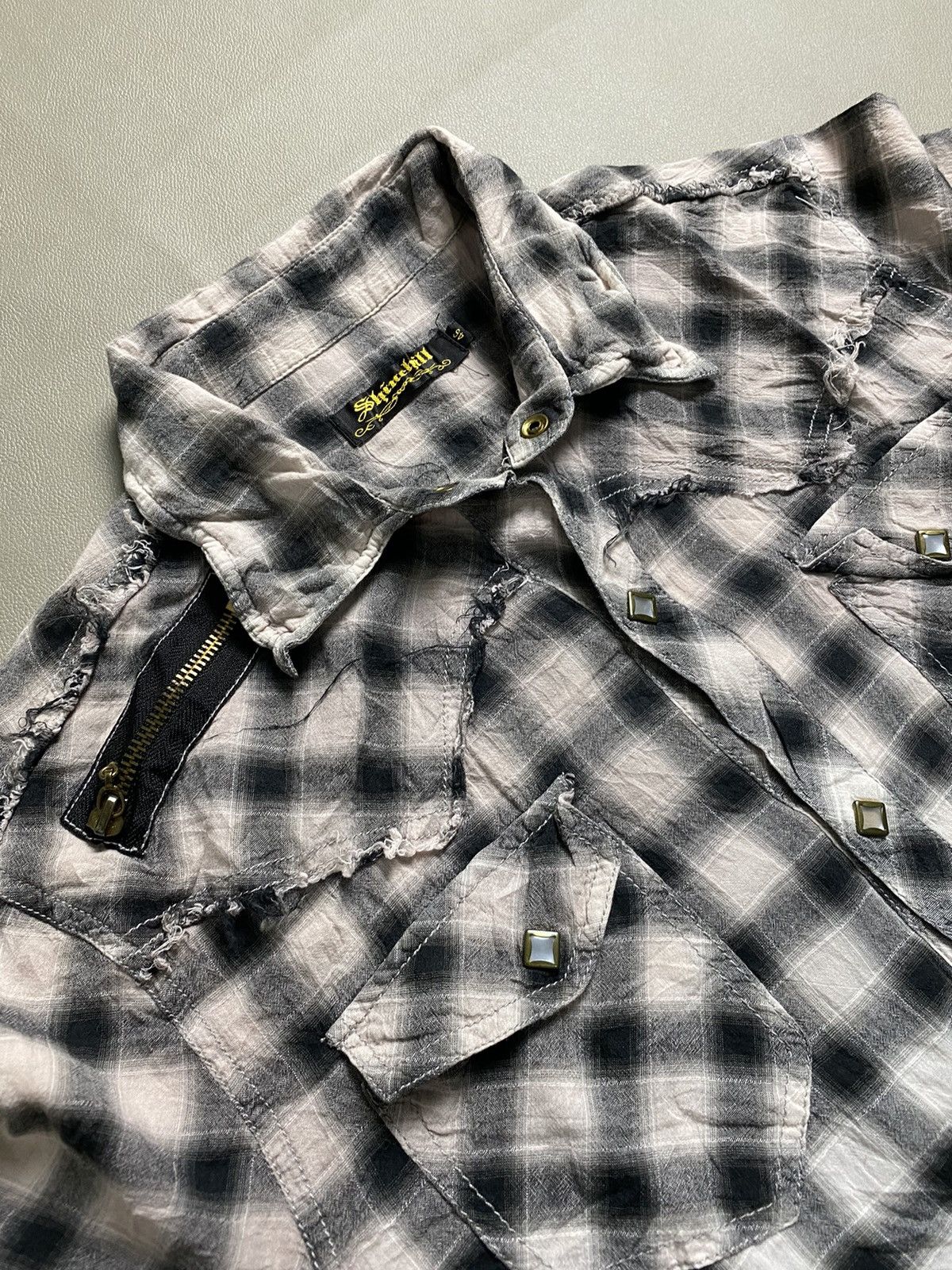 Beauty Beast × If Six Was Nine × Japanese Brand Shinehill Distressed Western Longsleeve Size US M / EU 48-50 / 2 - 2 Thumbnail