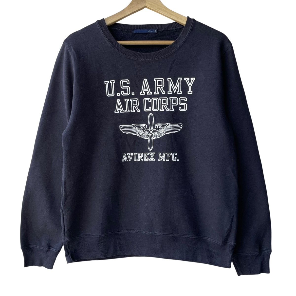 Avirex Avirex Mfg. US Army USAF Logo Crewneck Sweatshirt Size US M / EU 48-50 / 2 - 1 Thumbnail