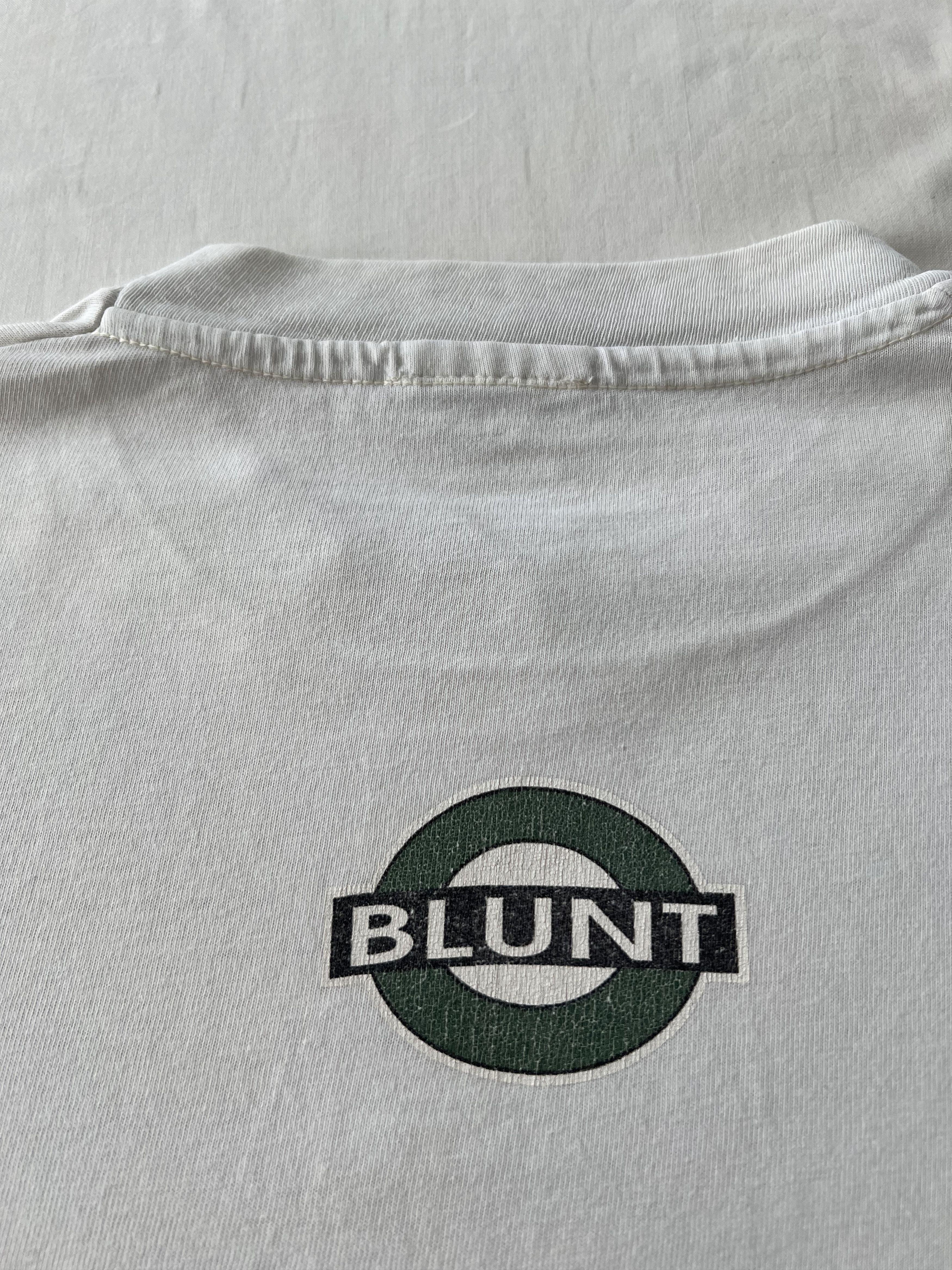 Vintage Vintage 90s Blunt Skateboards USA White Long Sleeve Size US M / EU 48-50 / 2 - 15 Thumbnail