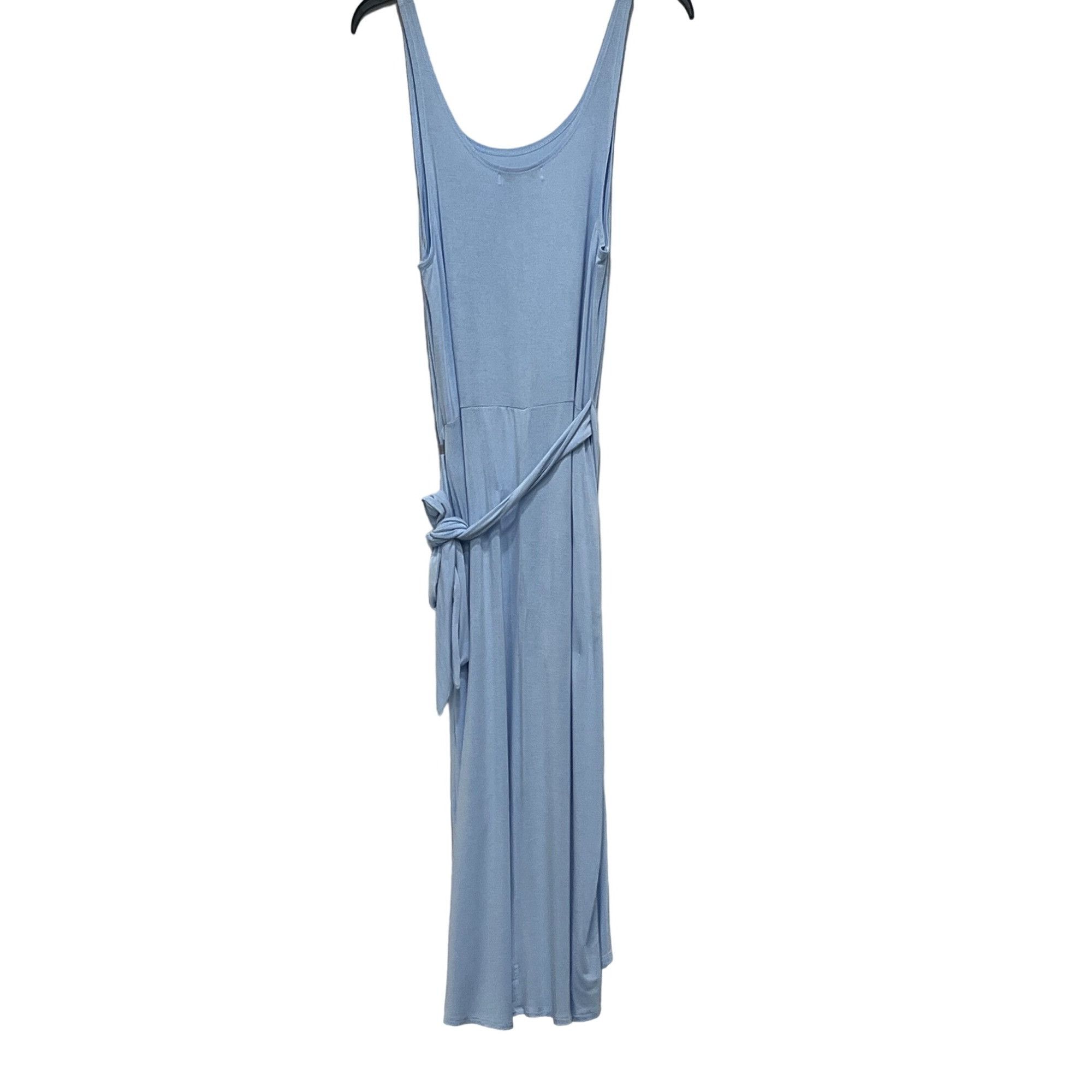 Other And Now This Women's Knit Side-Tie Tulip Midi Dress, Blue, S Size L / US 10 / IT 46 - 6 Thumbnail