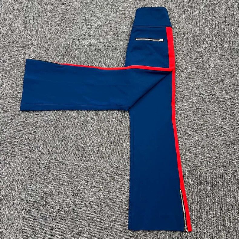 Gucci Gucci Red and blue color matching Weila casual pants 2504-N Size 24" / US 00 / IT 34 - 3 Thumbnail