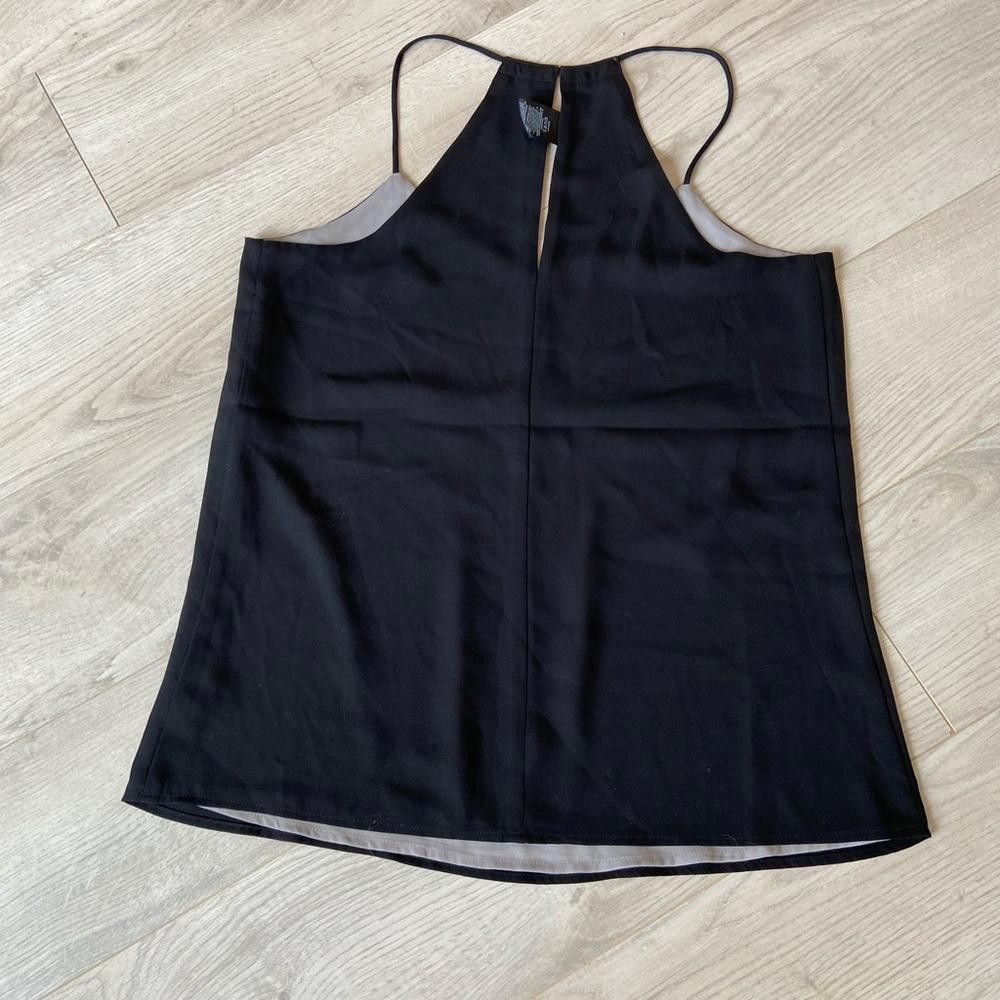 Designer Chic Black and Gray Spaghetti Strap Top Size S / US 4 / IT 40 - 3 Thumbnail