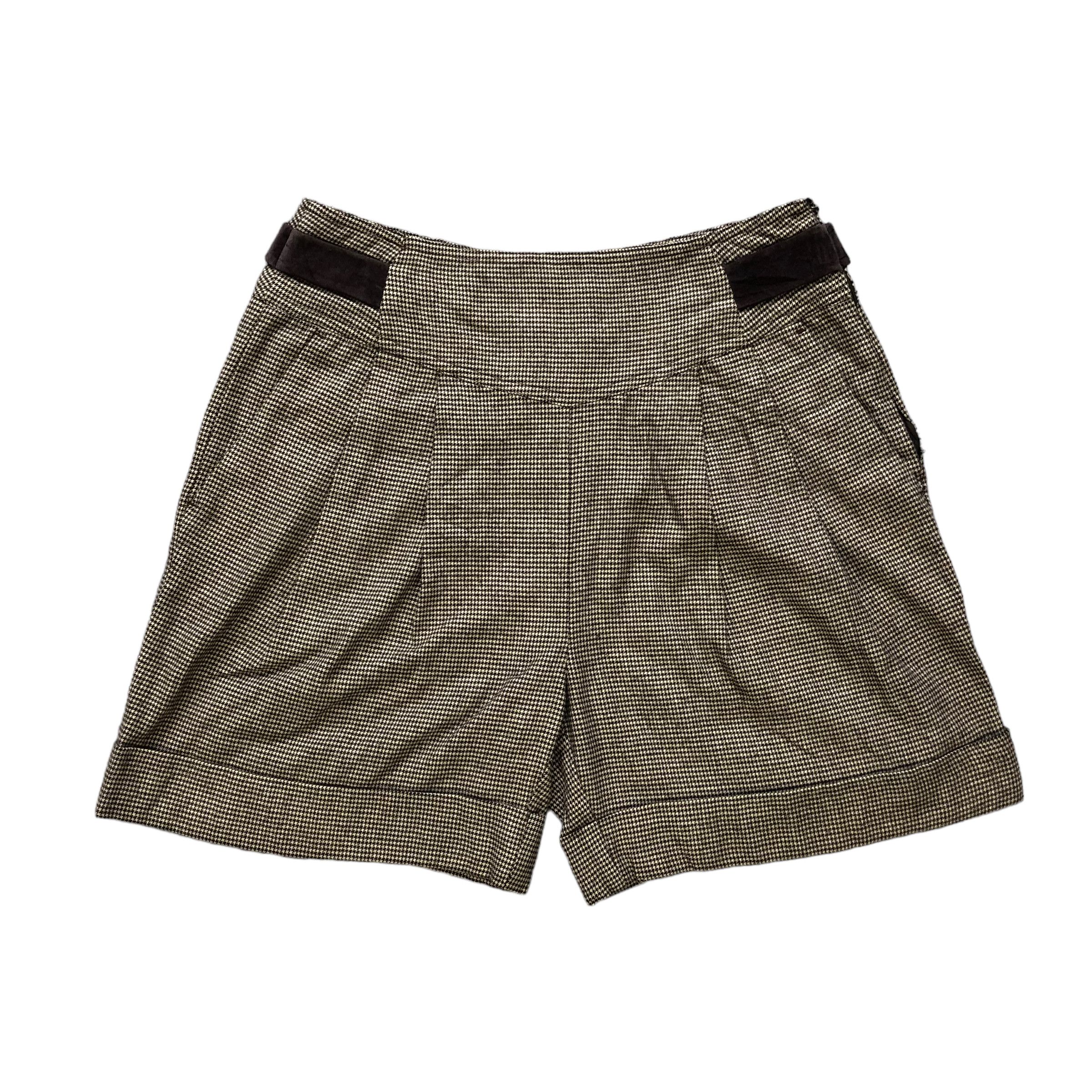 MAX&Co. MAX & CO HOUNDSTOOTH PATTERN SHORT TROUSERS #7279-125 Size 27" / US 4 / IT 40 - 1 Thumbnail