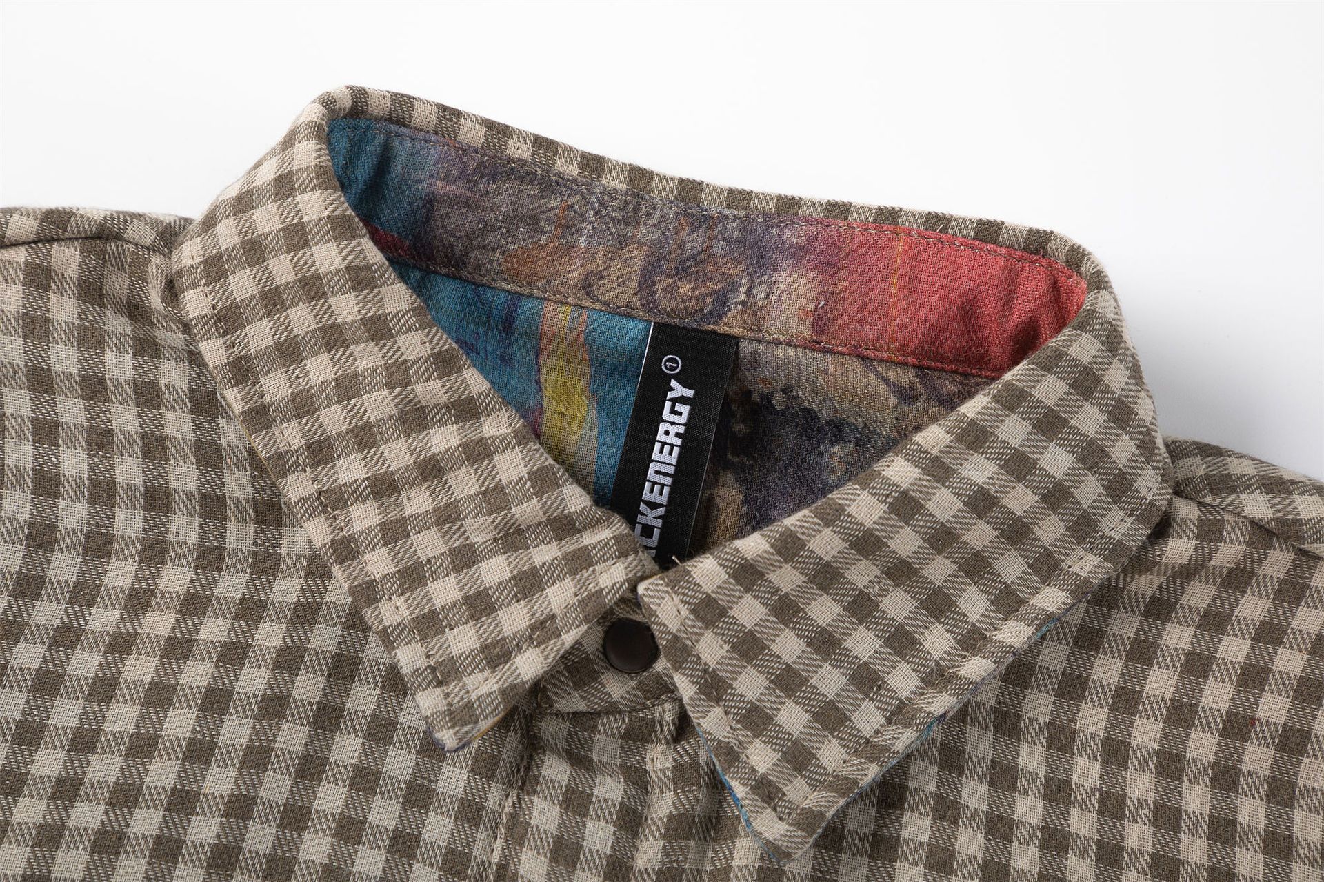 Japanese Brand × Vintage American retro plaid men's cool trendy casual shirt Size US L / EU 52-54 / 3 - 3 Thumbnail