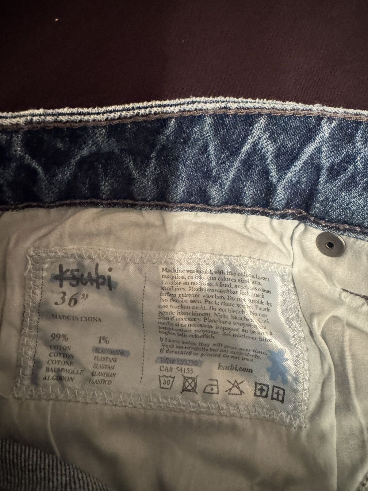Ksubi Ksubi Chitch Kaos Bleached Jeans Size US 36 / EU 52 - 14 Thumbnail