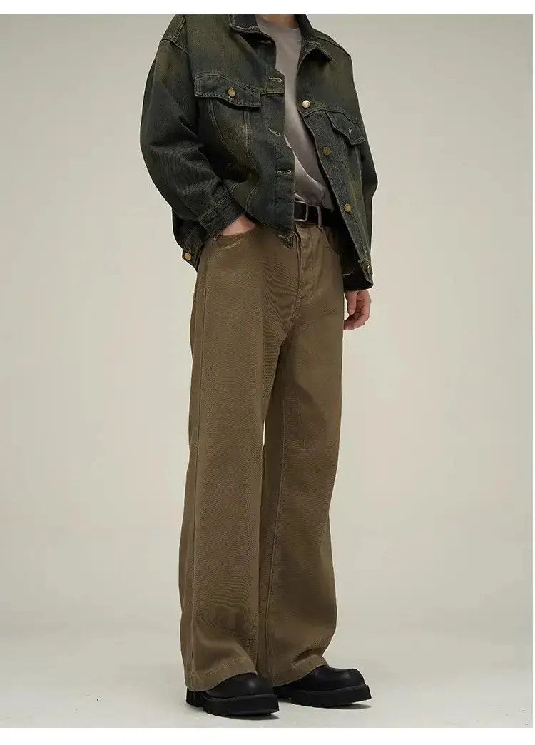 Japanese Brand Retro coffee colored jeans Size US 30 / EU 46 - 1 Thumbnail
