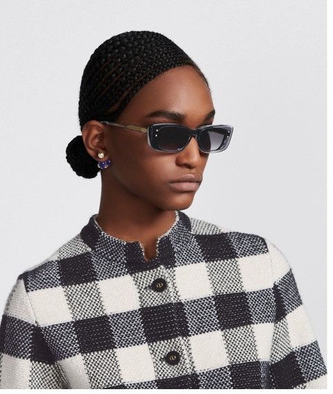 Dior o1w1db11024 Size: OS / Rectangular Sunglasses in Grey Size ONE SIZE - 4 Thumbnail