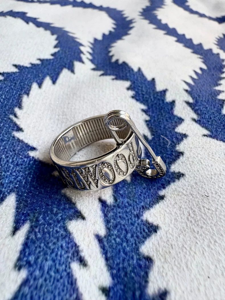 Vivienne Westwood Vivienne Westwood Silver Safety Pin Ring Size ONE SIZE - 4 Thumbnail
