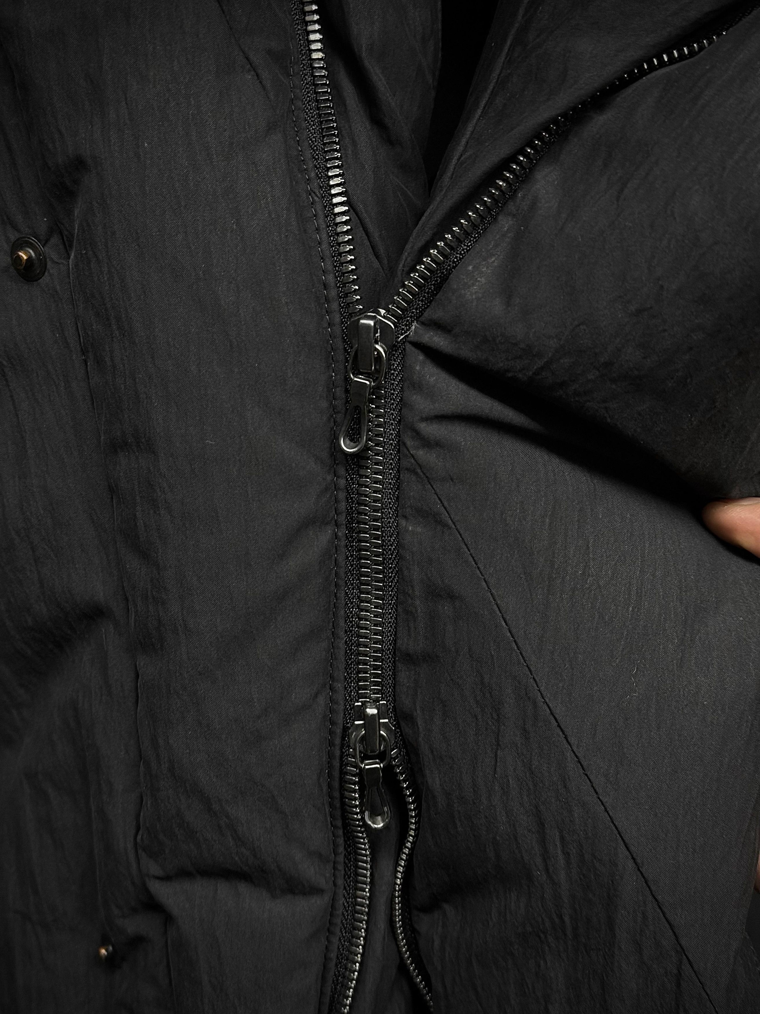 Julius Julius_7 Glitch Hooded Nylon Down Puffer Jacket Size US L / EU 52-54 / 3 - 3 Thumbnail