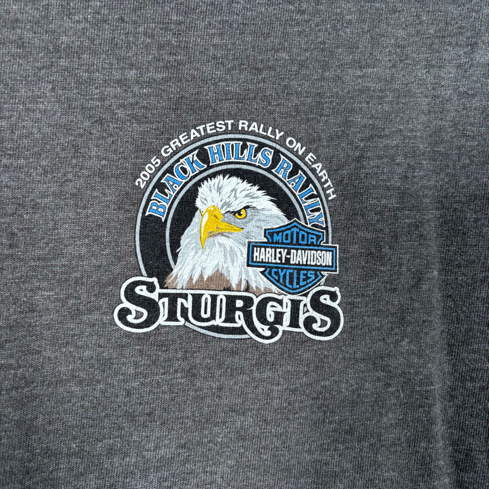 Harley Davidson Vintage Harley Davidson Sturgis Black Hills Rally T-Shirt L Size US L / EU 52-54 / 3 - 3 Thumbnail