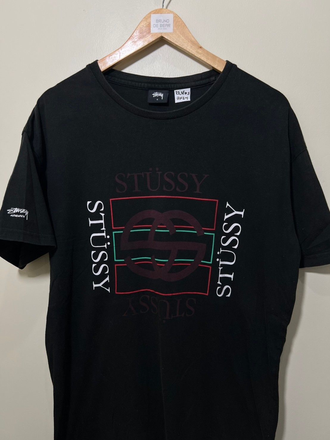 Stussy STUSSY Authentic RIPOFF GUCCI shirt bnz01 Size US M / EU 48-50 / 2 - 2 Thumbnail