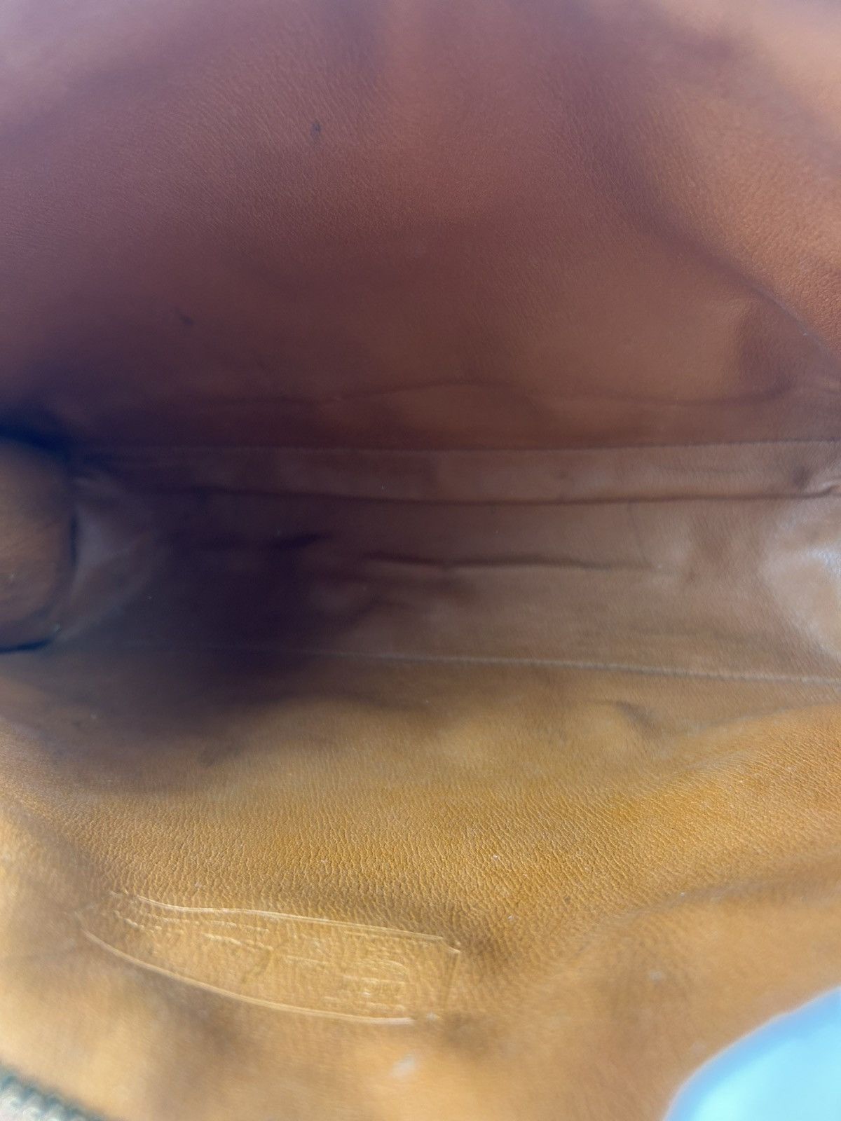 MCM MCM Cognac Leather Clutch Bag Size ONE SIZE - 5 Thumbnail