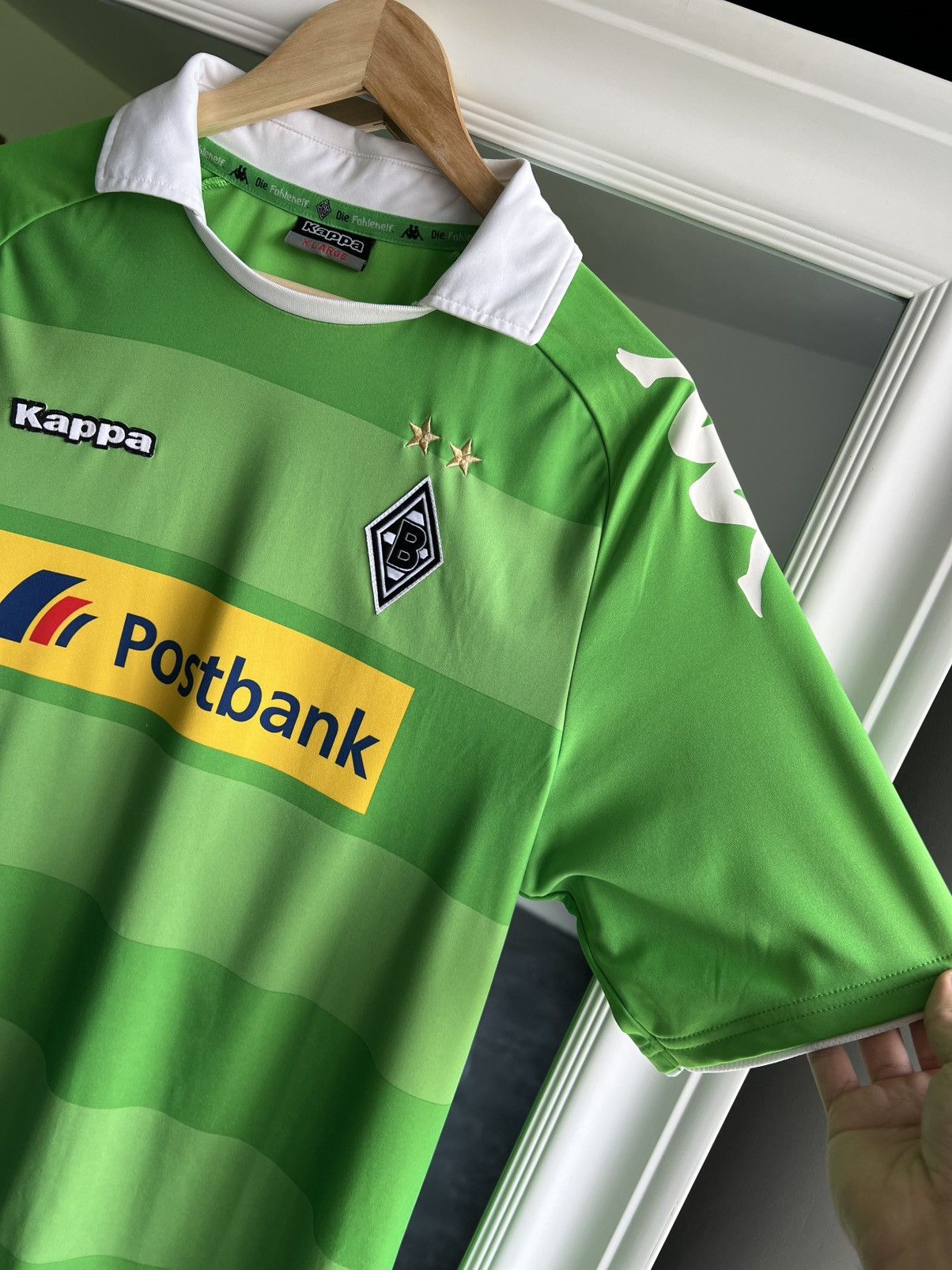 Kappa Kappa Borussia Mönchengladbach Home Shirt XL Postbank Size US XL / EU 56 / 4 - 7 Thumbnail