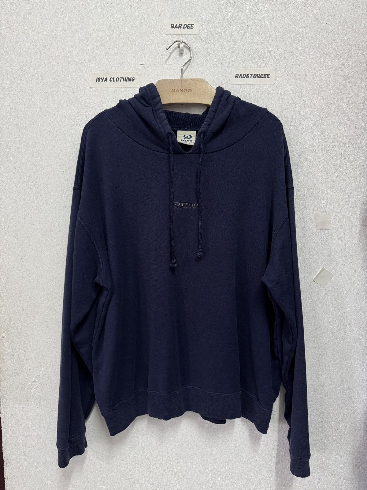 Vintage Vintage Piko Hawaii Hoodie Navy Blue Size US L / EU 52-54 / 3 - 3 Thumbnail