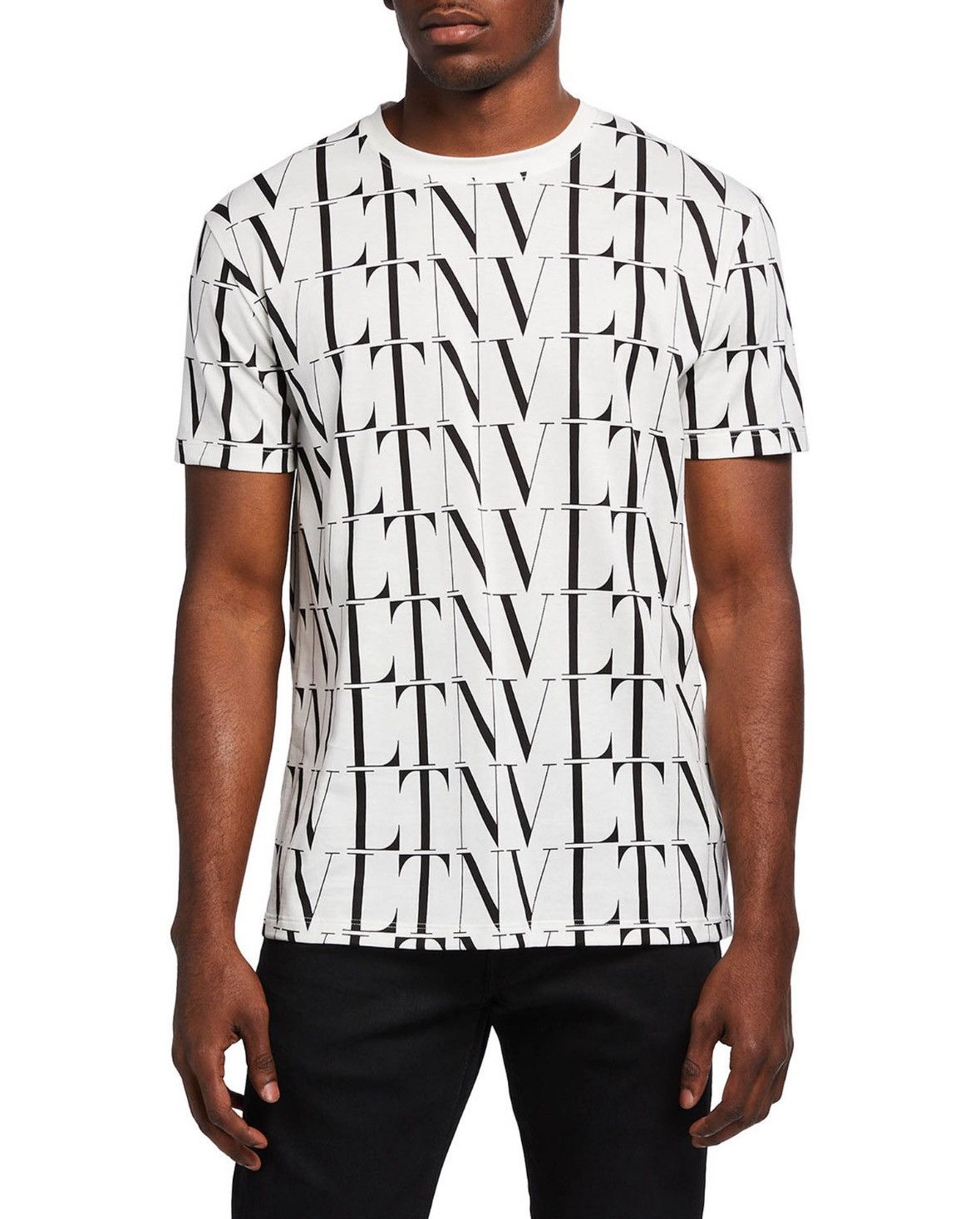 Valentino Valentino VLTN White Logo T Shirt Size US L / EU 52-54 / 3 - 1 Thumbnail