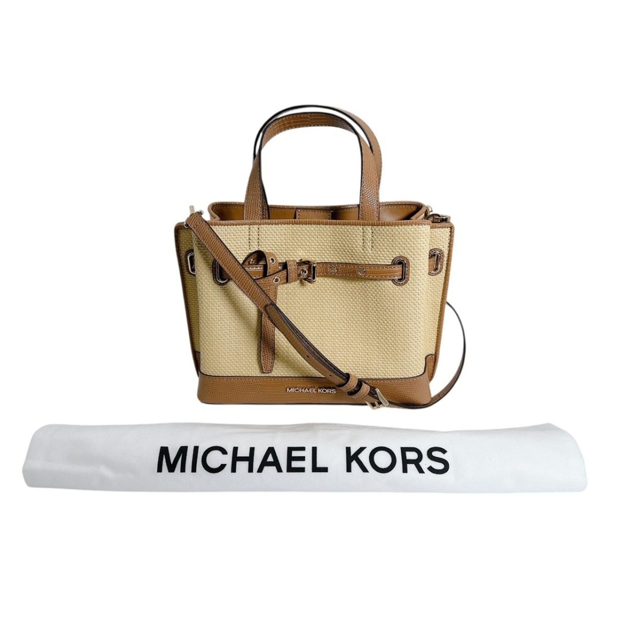 Michael Kors Michael Kors handbag, satchel, shoulder bag, polyurethane, 35T2GU5S1W1214, brown. Size ONE SIZE - 1 Thumbnail