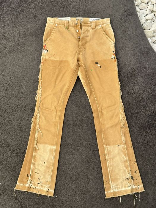 GALLERY DEPT. La Flare Tan Carpenter Jeans in Brown for Men